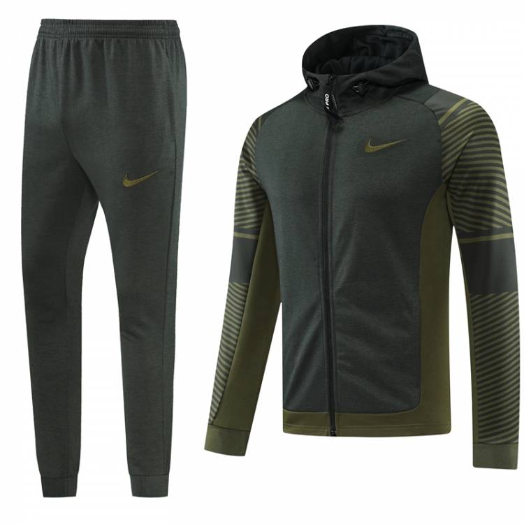 Спортивный костюм Nike с капюшоном, серый