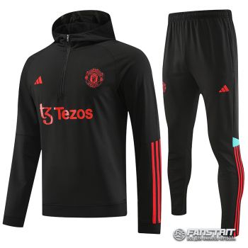 Спортивный костюм MANCHESTER UNITED с капюшоном, черный