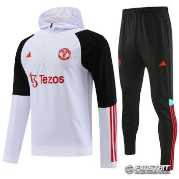 Спортивный костюм MANCHESTER UNITED с капюшоном, белый