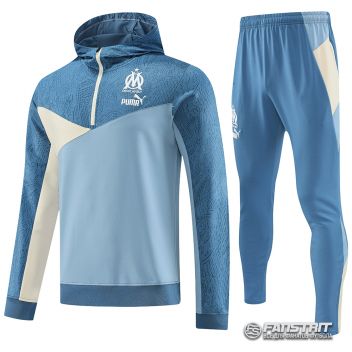 Спортивный костюм Marseille с капюшоном, голубой
