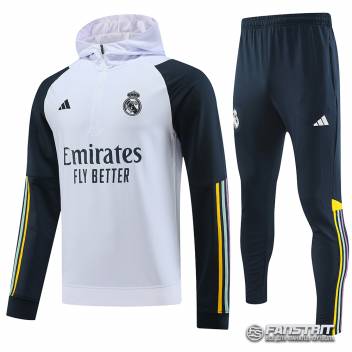 Спортивный костюм REAL MADRID с капюшоном, белый