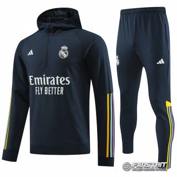Спортивный костюм REAL MADRID с капюшоном, темно-синий