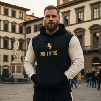 Худи "JUVENTUS" | Хлопок Премиум