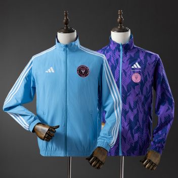 Двусторонняя ветровка INTER MIAMI 2026, blue and purple