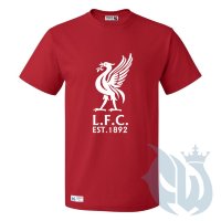 Фанатская футболка FC LIVERPOOL красная