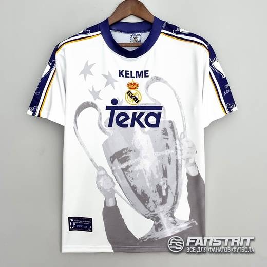 Ретро Чемпионская футболка REAL MADRID 97-98