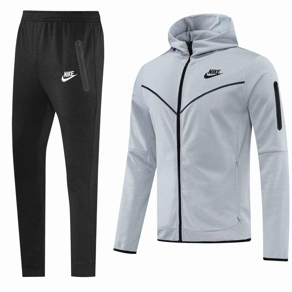 Спортивный костюм Nike с капюшоном, серый цена 4 590 руб. купить на fanstrit.ru
